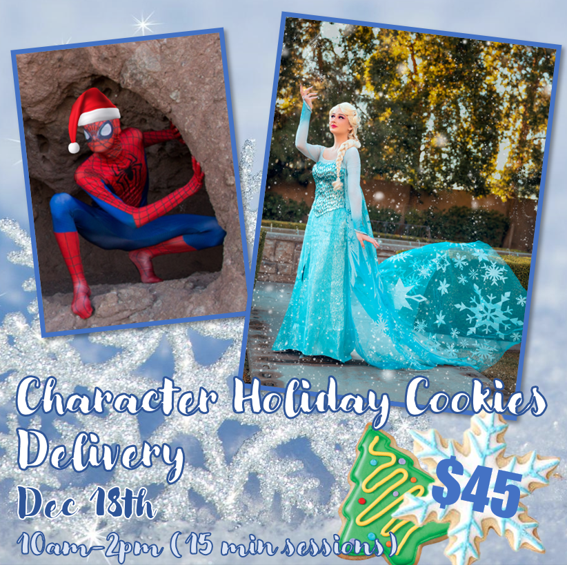 Character Holiday Cookies Delivery